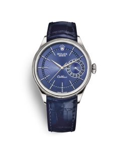 Cellini Silver Case Blue Dial Blue Strap 50519