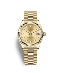 Datejust 31mm Gold Case Gold Dial 278278