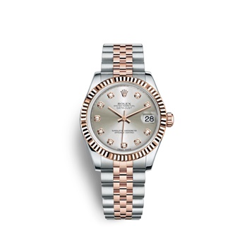 Datejust 31mm Two-Tones Case Silver Dial Fluted Bezel 178271