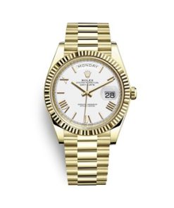 Day-Date 40mm Yellow Gold Fluted Bezel 228238