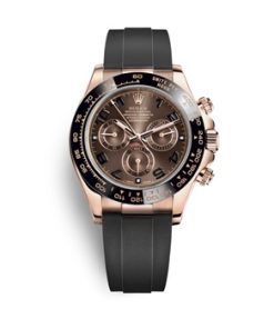 Daytona Rose-Gold Case Brown Dial Ruber Strap 116515