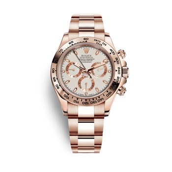Daytona Rose-Gold Case White Dial 116505