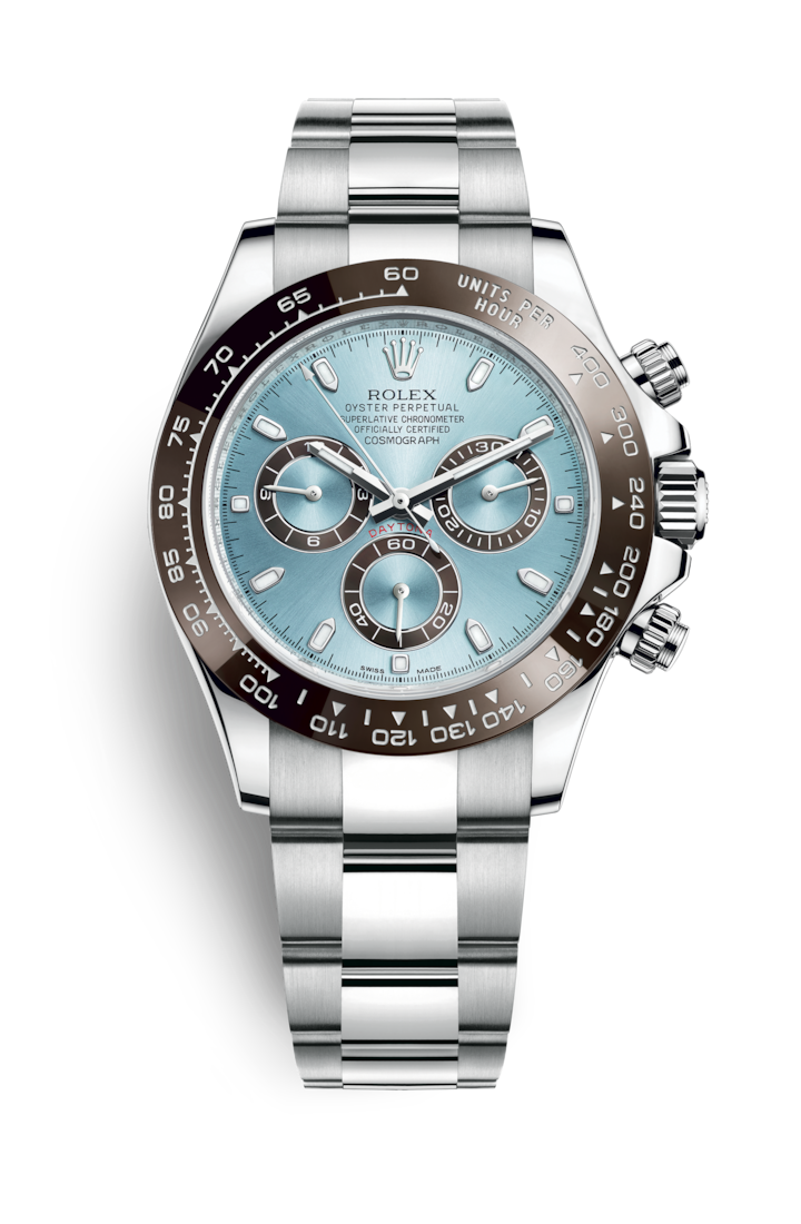 Daytona Silver Case Blue Dial 116509-a