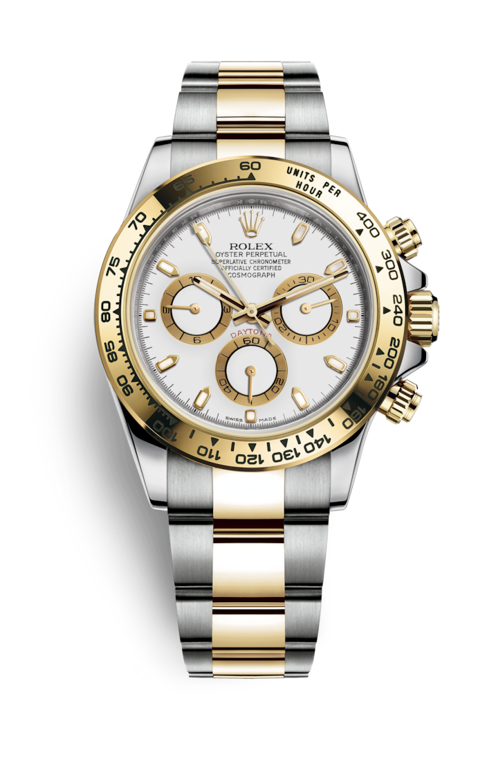 Daytona Two-Tones Case White Dial 116503-a