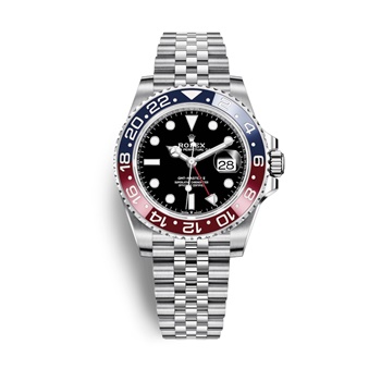 GMT-Master II blue-red bezel oystersteel 126710BLRO