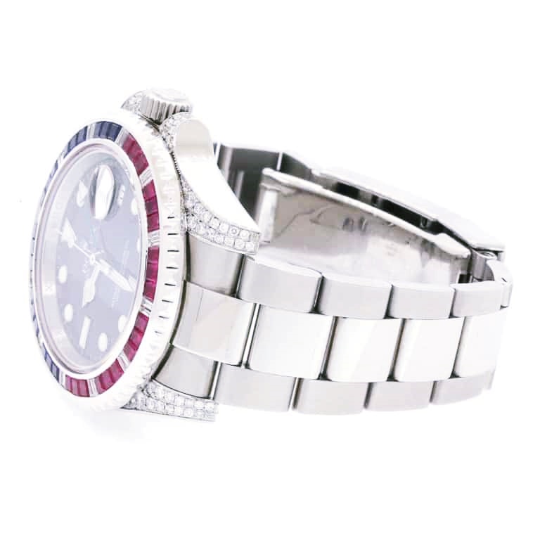 GMT master II Diamond bezel 116719BLRO-1