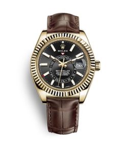 Sky-Dweller Yellow Gold Case Black Dial 326138