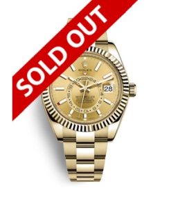 Sky-Dweller Yellow Gold Case Gold Dial 326938