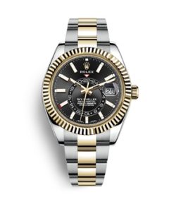 Sky-Dweller Two-Tone Case Black Dial  326933
