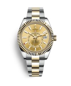 Sky-Dweller Two-Tone Case Gold Dial  326933