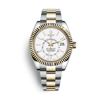 Sky-Dweller Two-Tone Case White dial 326933