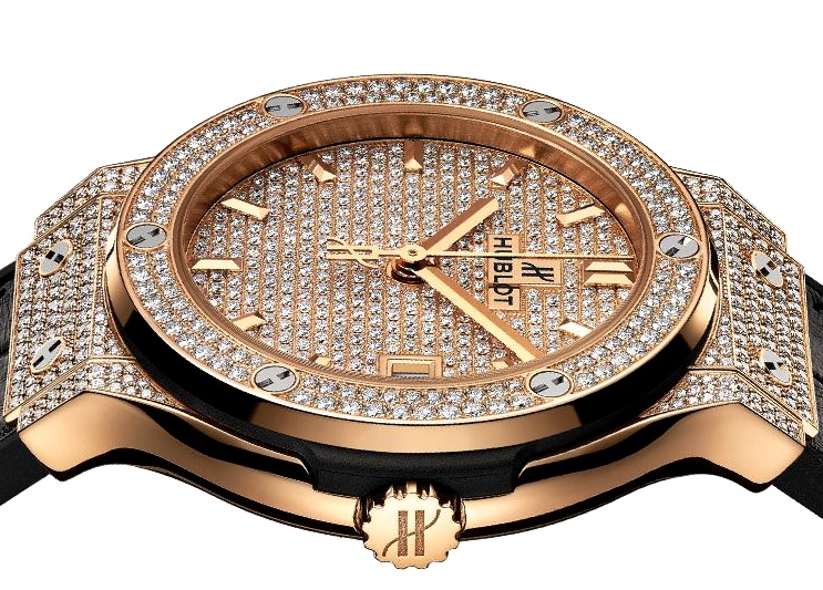 Hublot Classic Fusion King Gold Pavé Full Diamond 45 mm 511.OX.1181.LR.1704-3