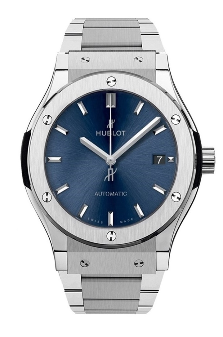 Hublot Classic FusionBlue Titanium Bracelet 45 mm 510.NX.7170.NX-1