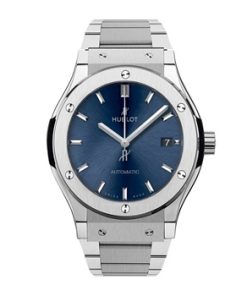 Hublot Classic Fusion Blue Titanium Bracelet 45 mm 510.NX.7170.NX
