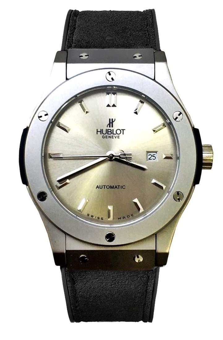 Hublot Classic Racing Grey Titanium Black Strap 45 mm 511.NX.7071.LR-1