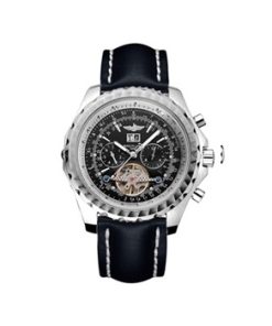 BREITLING BENTLEY MOTORS TOURBILLON X BLACK LEATHER STRAP