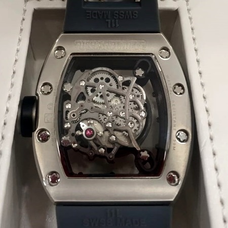 RM 055 Manual Winding Bubba Watson Grey Strap-1