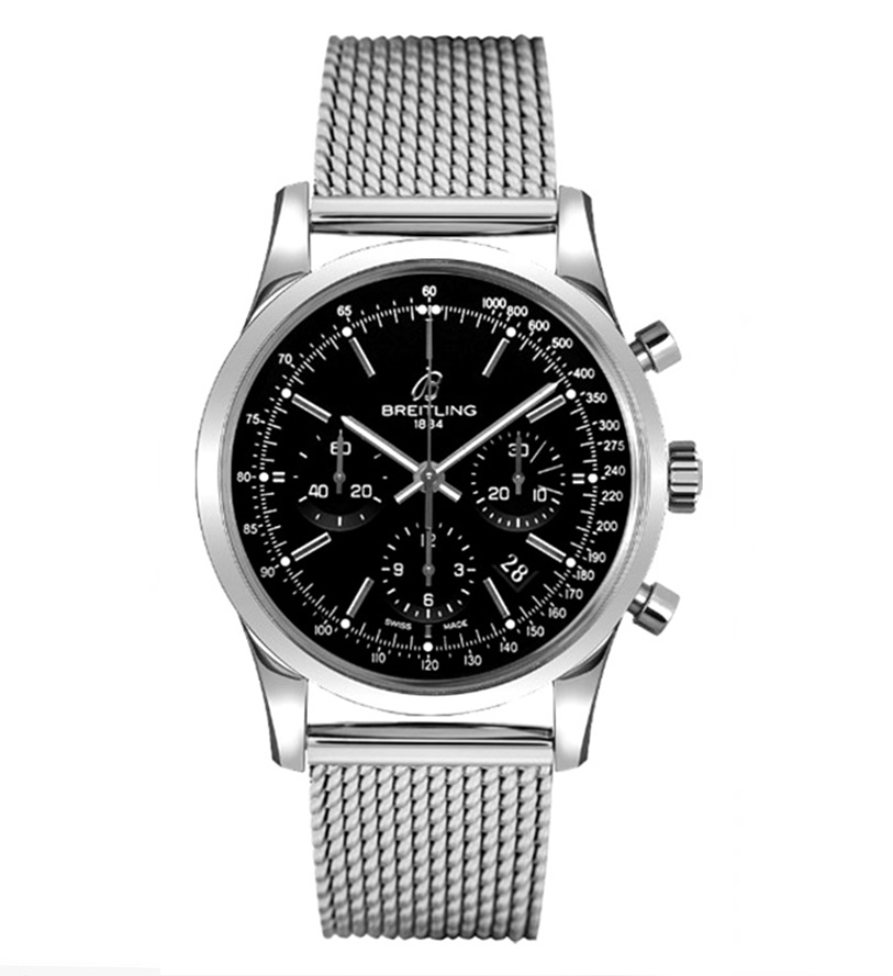BREITLING TRANSOCEAN 40MM BLACK DIAL-1