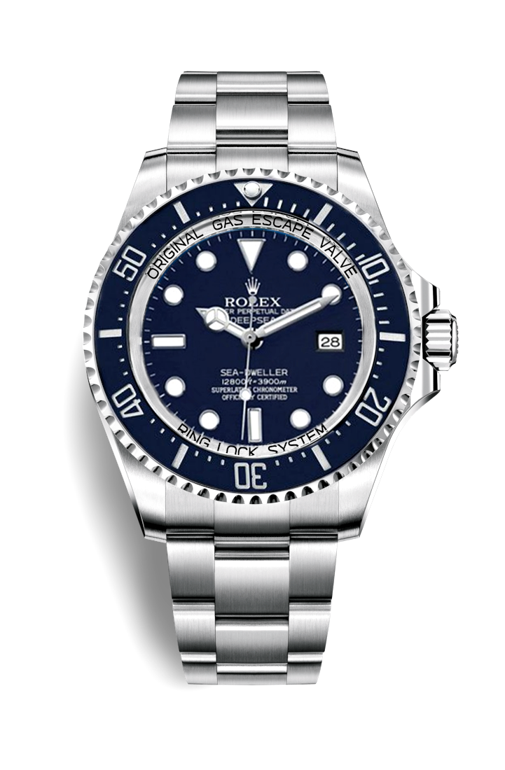 Deepsea Black-Blue Dial 116660D-Blu