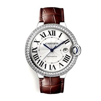 BALLON BLEU DE CARTIER AUTOMATIC BROWN STRAP 42mm HPI01062x350