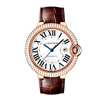 BALLON BLEU DE CARTIER AUTOMATIC LEATHER STRAP 42mm WJBB0029x350