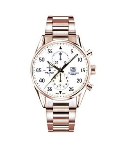 Carrera SpaceX Limited Edition Rose Gold White Dial CAR2015.BA0796
