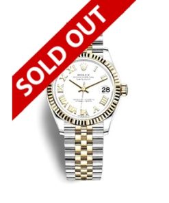 DATEJUST 31 Oyster two-tones white dial 278273