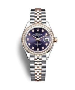 DATEJUST 31 Oyster yellow gold and diamonds bezel blue dial 278288RBR