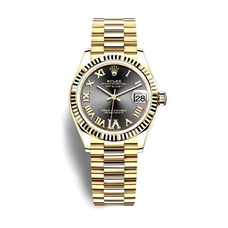 DATEJUST 31 Oyster yellow gold black dial 278278