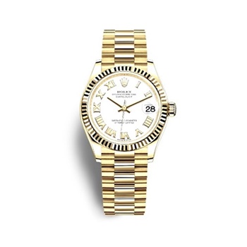 DATEJUST 31 Oyster yellow gold white dial 278278-1