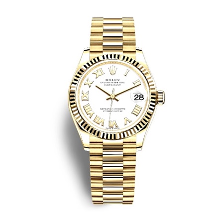 DATEJUST 31 Oyster yellow gold white dial 278278