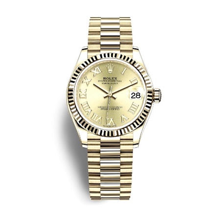 DATEJUST 36 Oyster yellow gold-gold dial 126233
