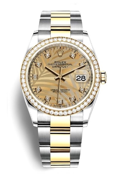 DATEJUST 36 Oystersteel and yellow gold 126233 New Model