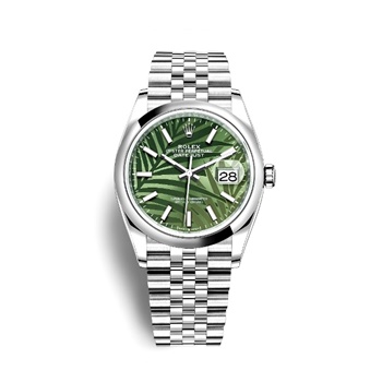 Datejust 36mm Oystersteel PALM-MOTIF DIAL126200-1