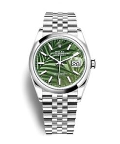 Datejust 41mm Oystersteel PALM-MOTIF DIAL 126300