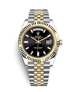 Day-Date 40mm Two Tones Black Dial 228238