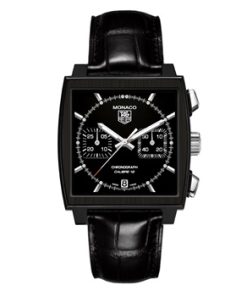 Monaco Black Dial Men's Watch CAW2110.FC6177
