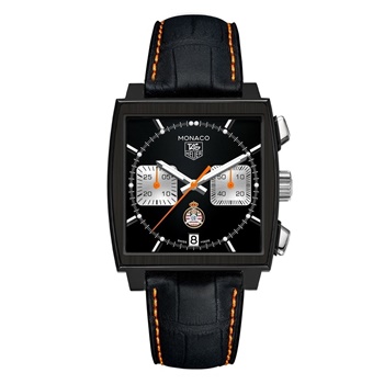 Monaco Limited Edition Men's Watch Black Case CAW211K.FC6311x350