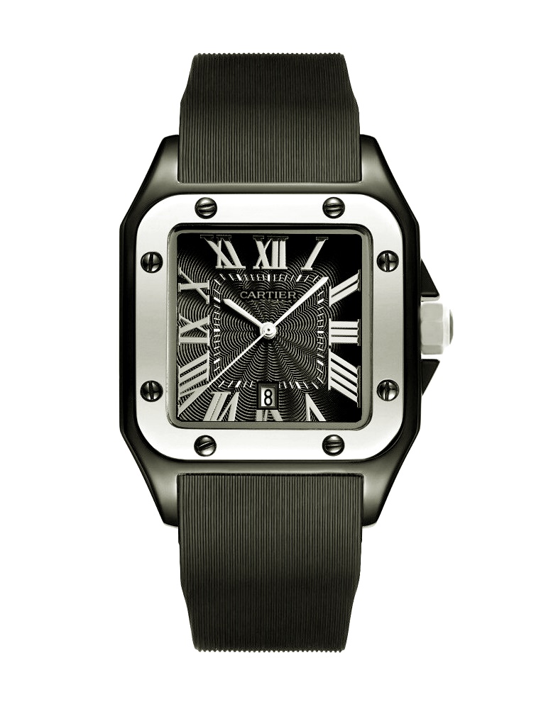 SANTOS DE CARTIER WATCH 34mm MEDIUM MODEL W2020010 2656