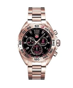TAG HEUER FORMULA 1 X SENNA ROSE GOLD BLACK DIAL CAZ201D.BA0633