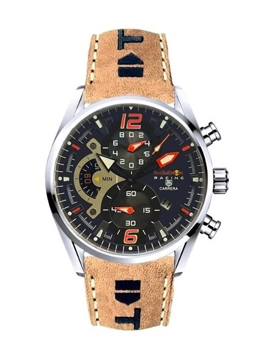 CARRERA RED BULL RACING CAR2A1K STEEL CASE LEATHER STRAP