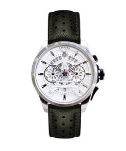 Tag Heuer Eiffel tower 1799 Leather Strap White Dial
