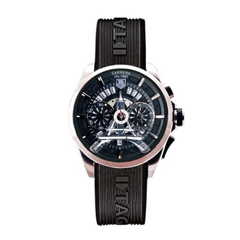 Tag Heuer Eiffel tower 1799 Rose Gold-Rubber Strap350