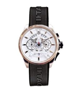 Tag Heuer Eiffel tower 1799 Rose Gold White Dial Rubber Strap