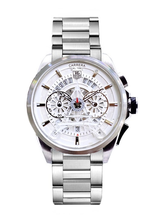 Tag Heuer Eiffel tower 1799 Steel Bracelet White Dial